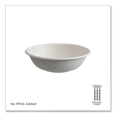 Vanguard Renewable and Compostable Sugarcane Bowls, 16 oz, W