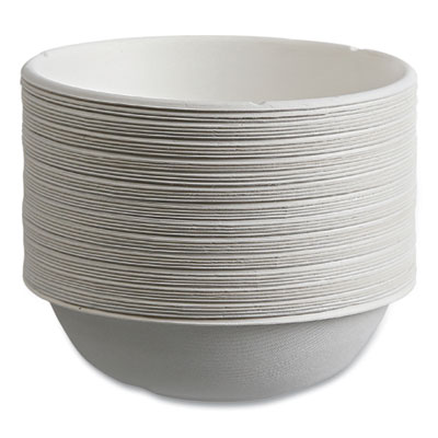 Vanguard Renewable and Compostable Sugarcane Bowls, 16 oz, W
