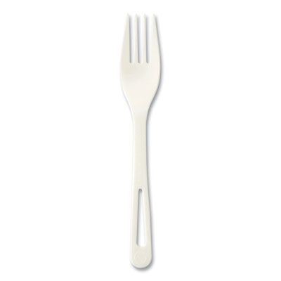 Cutlery Dispenser Refills, Fork, Plastic, Light Beige, 100/B