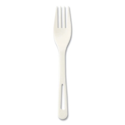 Cutlery Dispenser Refills, Fork, Plastic, Light Beige, 100/B