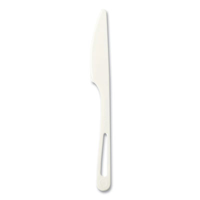 Cutlery Dispenser Refills, Knife, Plastic, Light Beige, 100/