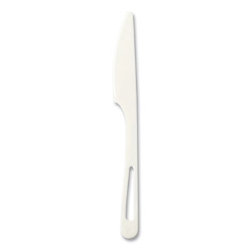 Cutlery Dispenser Refills, Knife, Plastic, Light Beige, 100/