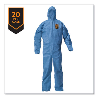 A20 Breathable Particle Protection Coveralls, Zip Front, Hoo