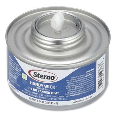 Handy Wick Chafing Fuel, Diethylene Glycol, 4 Hour Burn, 4.8