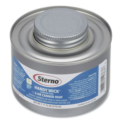 Handy Wick Chafing Fuel, Diethylene Glycol, 6 Hour Burn, 7.1
