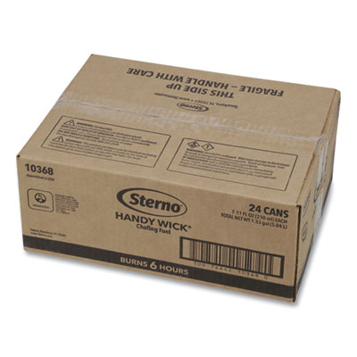 Handy Wick Chafing Fuel, Diethylene Glycol, 6 Hour Burn, 7.1