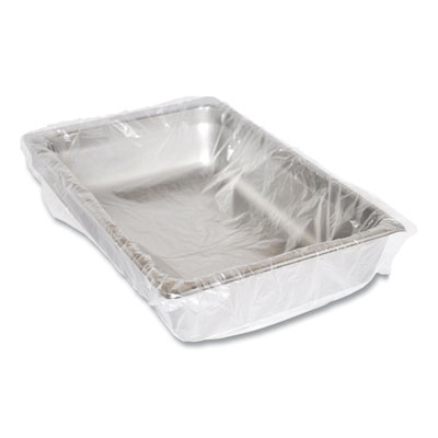 Steam Pan Liners for 1/2-Size Pans, Includes Twist-Ties, 17"