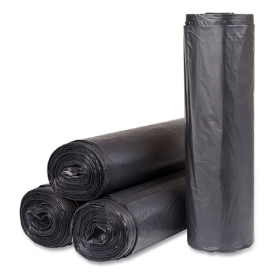 High-Density Commercial Can Liners, 56 gal, 22 mic, 43" x 48