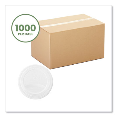 89 Series Hot Cup Lids, Fits Vegware 89-Series Hot Cups, Pla