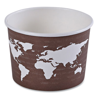 World Art Renewable and Compostable Food Container, 8 oz, 3.