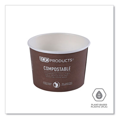 World Art Renewable and Compostable Food Container, 8 oz, 3.