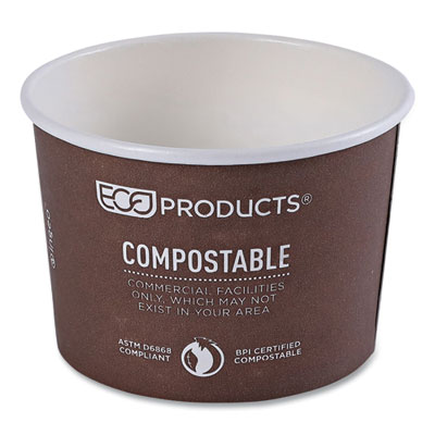 World Art Renewable and Compostable Food Container, 8 oz, 3.