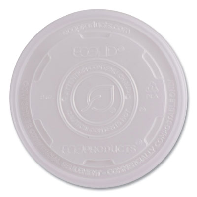 World Art PLA-Laminated Soup Container Lids, Fits 8 oz, Tran