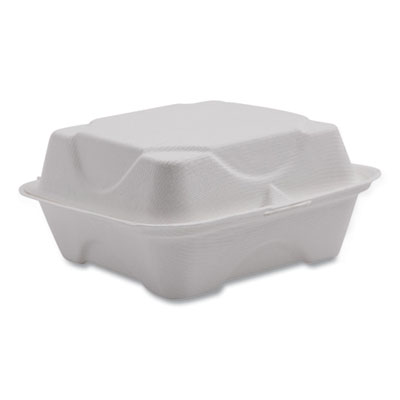 Vanguard Renewable And Compostable Sugarcane Clamshells, 6 X