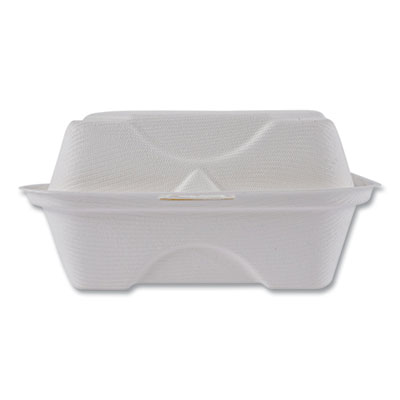 Vanguard Renewable And Compostable Sugarcane Clamshells, 6 X