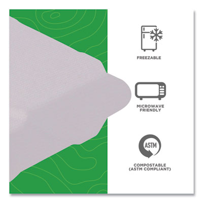 Vanguard Renewable and Compostable Sugarcane Clamshells, 3 C