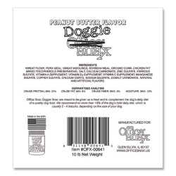 Doggie Biscuits, Peanut Butter, 10 lb Box