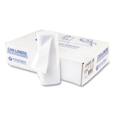 High-Density Commercial Can Liners, 33 gal, 16 mic, 33" x 40