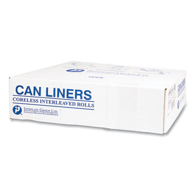High-Density Commercial Can Liners, 33 gal, 16 mic, 33" x 40