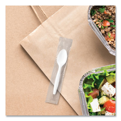 Regal Mediumweight Cutlery, Individually Wrapped, Spoon, Pla