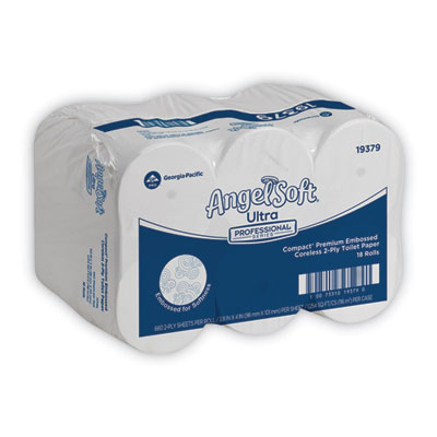 Angel Soft ps Compact Coreless Premium Bathroom Tissue, 2-Pl