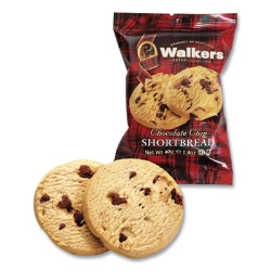 Shortbread Cookies, Chocolate Chip, 1.4 oz Pack, 2/Pack, 20