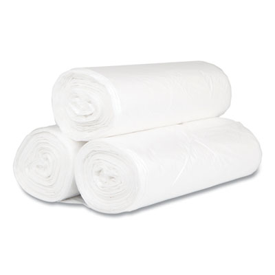 High-Density Commercial Can Liners, 60 gal, 17 mic, 38" x 60