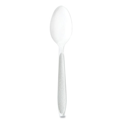 Impress Heavyweight Full-Length Polystyrene Cutlery, Spoon, 