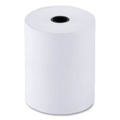 Thermal Paper Rolls, 3.13" x 220 ft, White, 50 Rolls/Carton