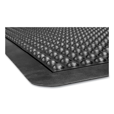 Yoga-Flex, Rectangular, Black High/Low Bubble Surface, 24" x