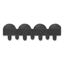 Yoga-Flex, Rectangular, Black High/Low Bubble Surface, 24" x