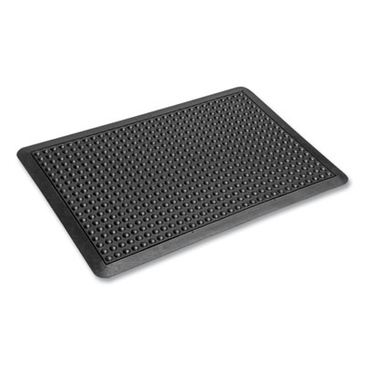 Yoga-Flex, Rectangular, Black High/Low Bubble Surface, 24" x