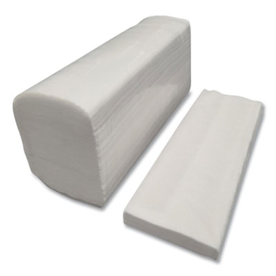 Valay Multi-Fold Towels, 1-Ply, 9.05 x 9.25, White, 250/Pack