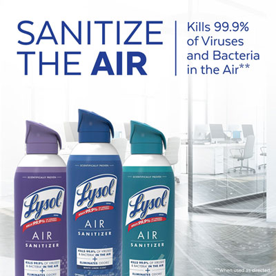 Air Sanitizer Spray, Simple Fresh Scent, 10 oz Aerosol Spray
