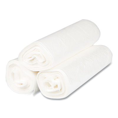 High-Density Commercial Can Liners, 30 gal, 8 mic, 30" x 37"
