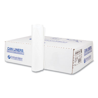 High-Density Commercial Can Liners, 33 gal, 11 mic, 33" x 40