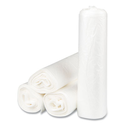 High-Density Commercial Can Liners, 33 gal, 17 mic, 33" x 40