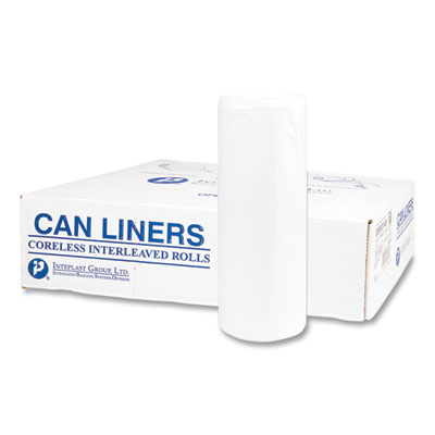 High-Density Commercial Can Liners, 55 gal, 14 mic, 36" x 60