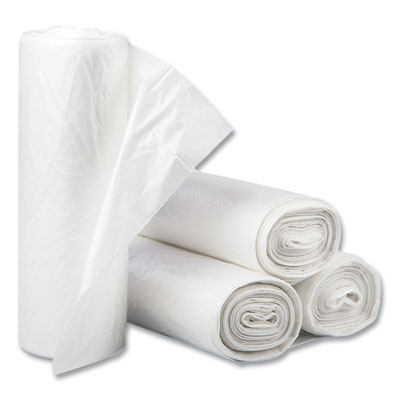 High-Density Commercial Can Liners, 60 gal, 14 mic, 38" x 60