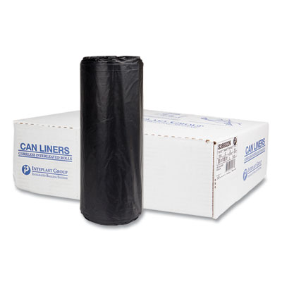 High-Density Commercial Can Liners, 60 gal, 22 mic, 38" x 60