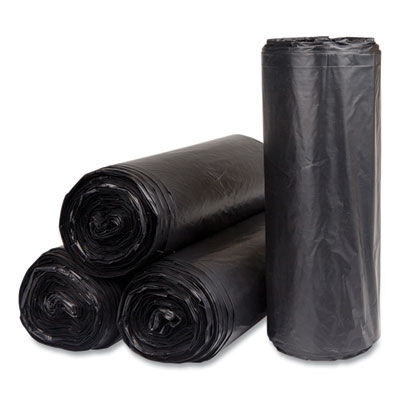 High-Density Commercial Can Liners, 60 gal, 22 mic, 38" x 60