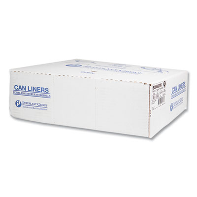 High-Density Commercial Can Liners, 60 gal, 22 mic, 38" x 60