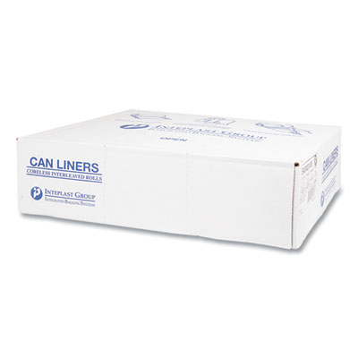 High-Density Commercial Can Liners, 45 gal, 14 mic, 40" x 48