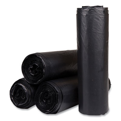 High-Density Commercial Can Liners, 45 gal, 22 mic, 40" x 48