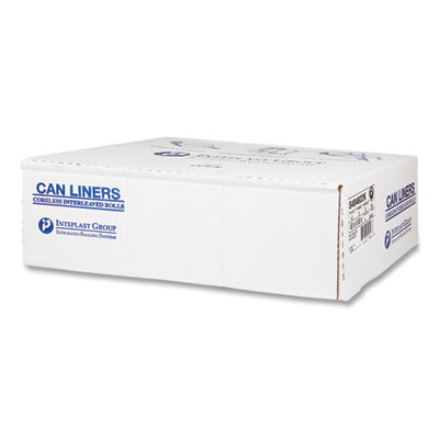 High-Density Commercial Can Liners, 45 gal, 22 mic, 40" x 48