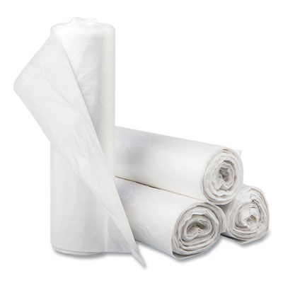 High-Density Commercial Can Liners, 56 gal, 16 mic, 43" x 48
