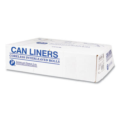 High-Density Commercial Can Liners, 56 gal, 22 mic, 43" x 48