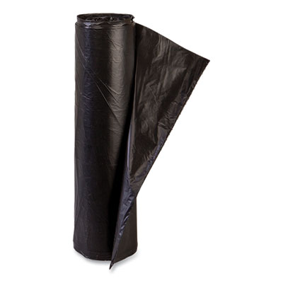 High-Density Commercial Can Liners, 10 gal, 6 mic, 24" x 24"