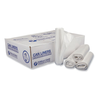 High-Density Commercial Can Liners, 30 gal, 16 mic, 30" x 37