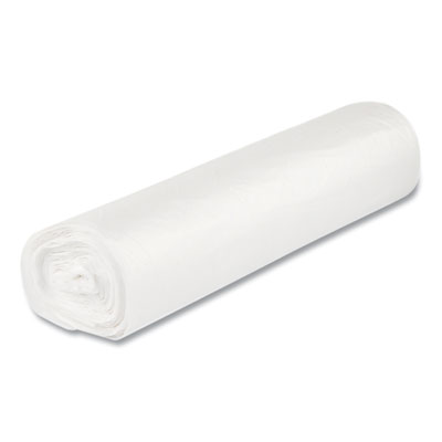 Low-Density Commercial Can Liners, 10 gal, 0.35 mil, 24" x 2